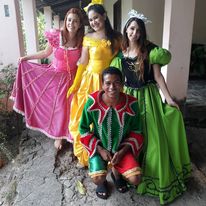 Personagens infantis participantes da programação
