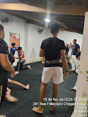 Aula do projeto Lutando pela Vida na sede do Instituto