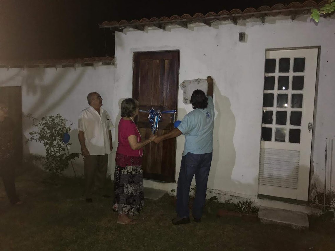 Registro histórico de entrega simbólica na sede em 2018